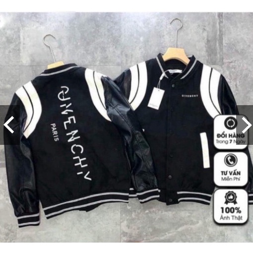 & Áo khoác Bomber Givenchy Bóng Chày NAM NỮ_ HÌNH THẬT &