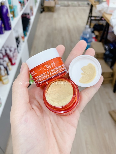 [MINI] Mặt Nạ Nghệ KIEHL’S Sáng Da Turmeric & Canberry Seed Energizing Radiance Masque - 14mL