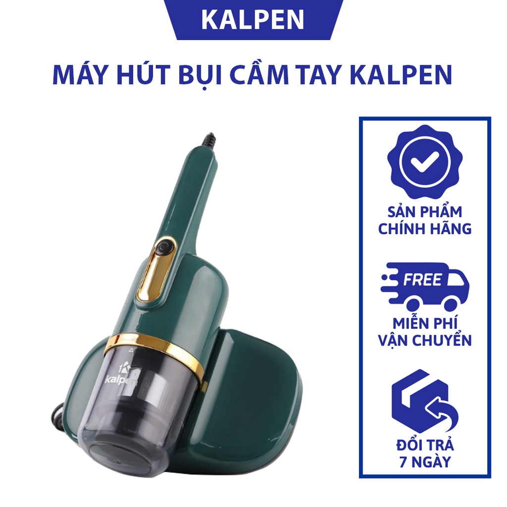 Máy hút bụi giường nệm, sofa diệt khuẩn tia UV, Máy hút bụi cầm tay Kalpen VCK-3901 lực hút 13kpa - Bảo hành 24 tháng