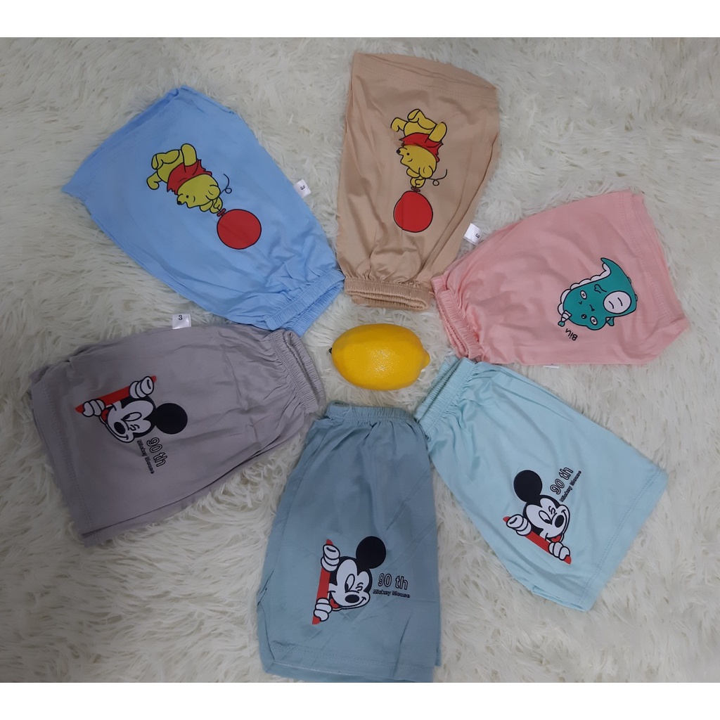 Quần đùi cotton mềm mát in hình kute cho bé yêu họa tiết sinh động dễ thương