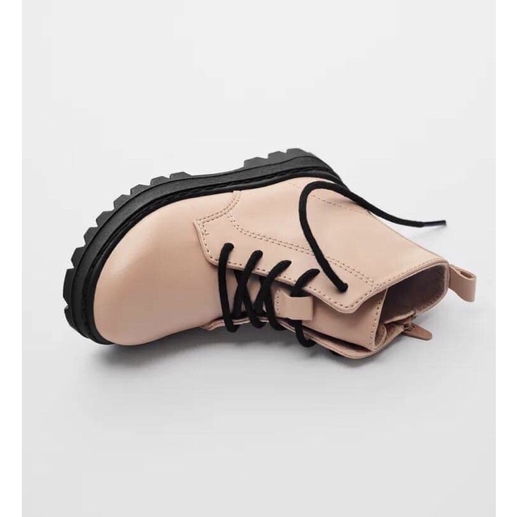 Bốt Zara hồng nhạt cho bé gái chuẩn Auth