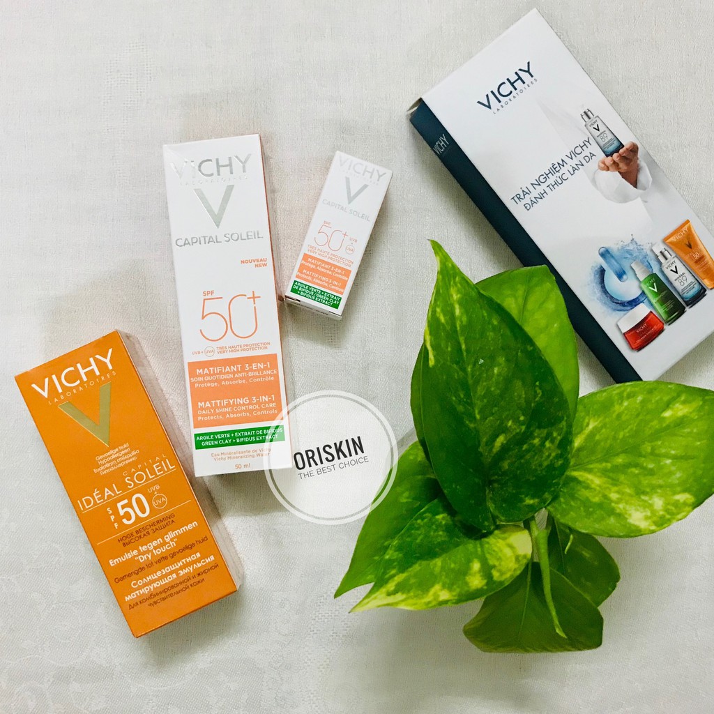 [MỚI] VICHY KEM CHỐNG NẮNG CHỐNG Ô NHIỄM VÀ BỤI MỊN HẰNG NGÀY SPF50+, CHỐNG TIA UVA &amp; UVB CAPITAL SOLEIL 50ML