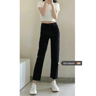Quần jeans ống đứng basic - Có ảnh thật