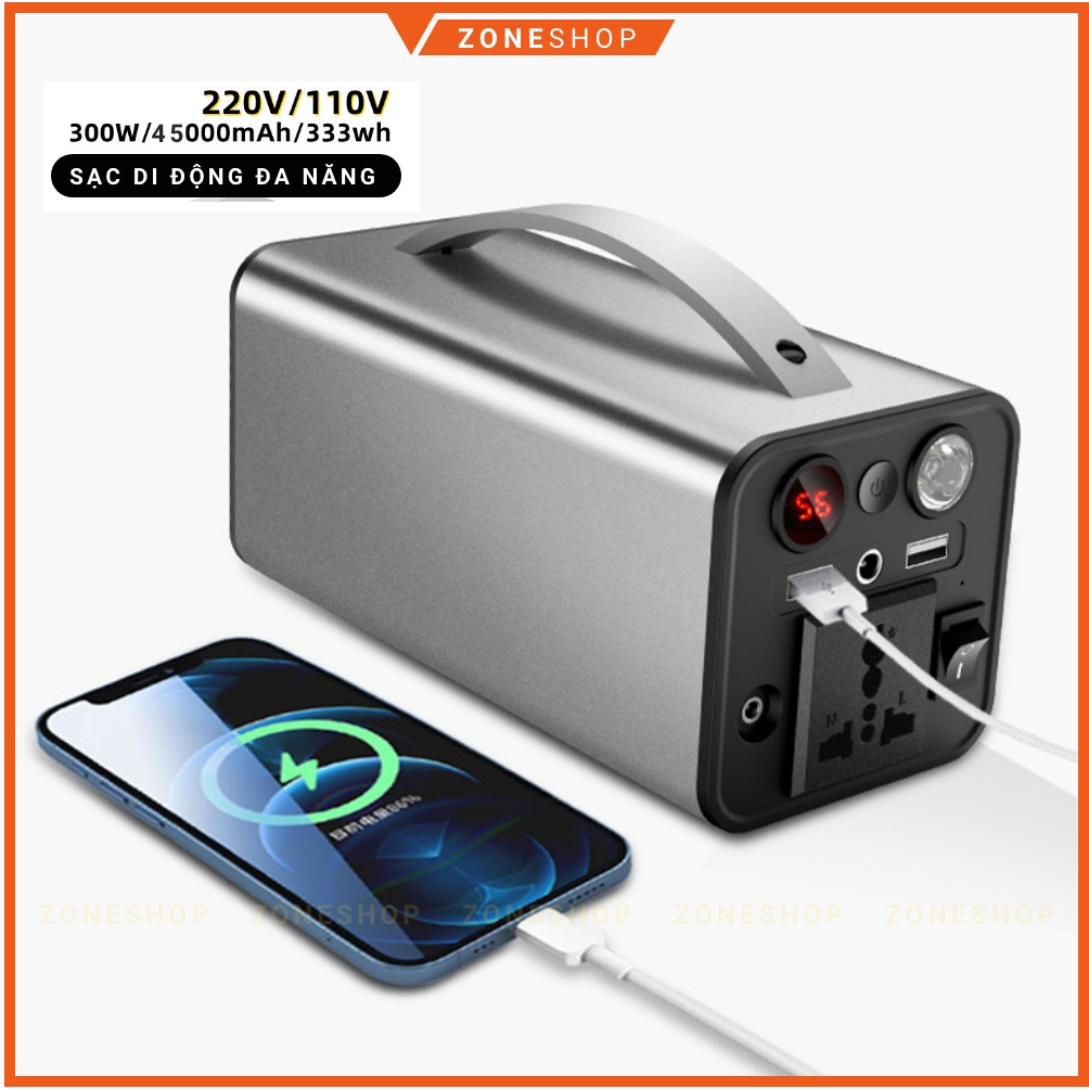 Box sạc dự phòng 45000mAh PADESKY, trạm pin sạc dự phòng đa năng, sạc siêu nhanh PD3.0 & QC3.0 công nghệ châu Âu.