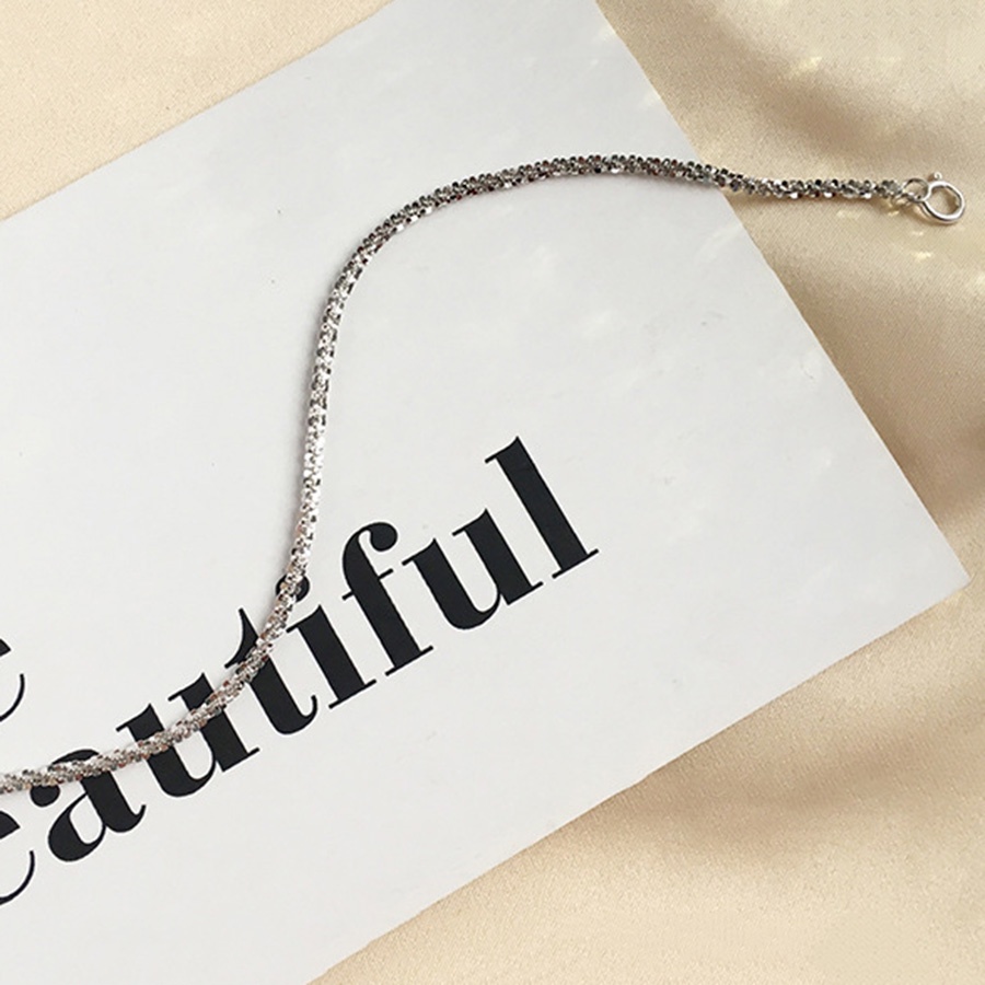 Vòng Tay Mạ Bạc 925 Thiết Kế Đơn Giản Thời Trang Cho Nữ