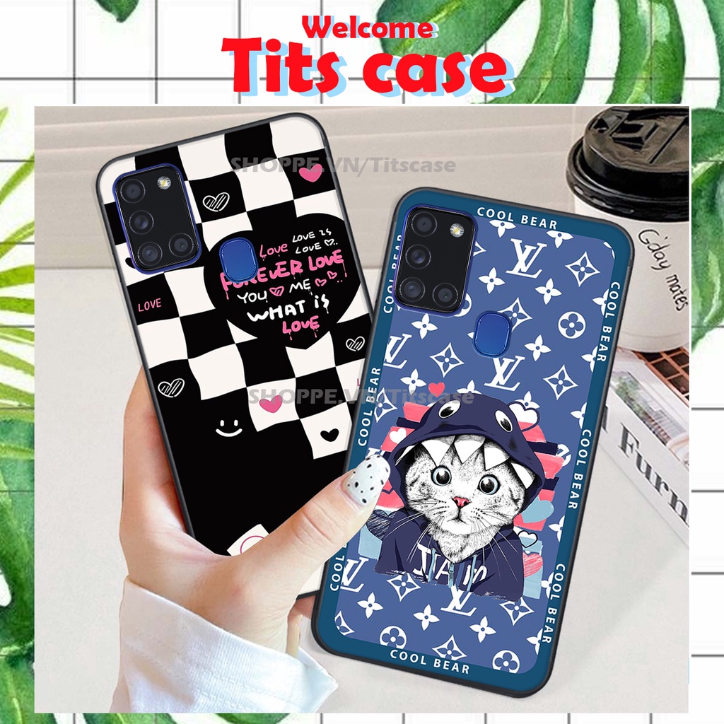 Ốp lưng Samsung Galaxy A21S in hình GẤU K@WS- BE@R COOL-CỰC XINH-RẺ-BỂN -ĐẸP