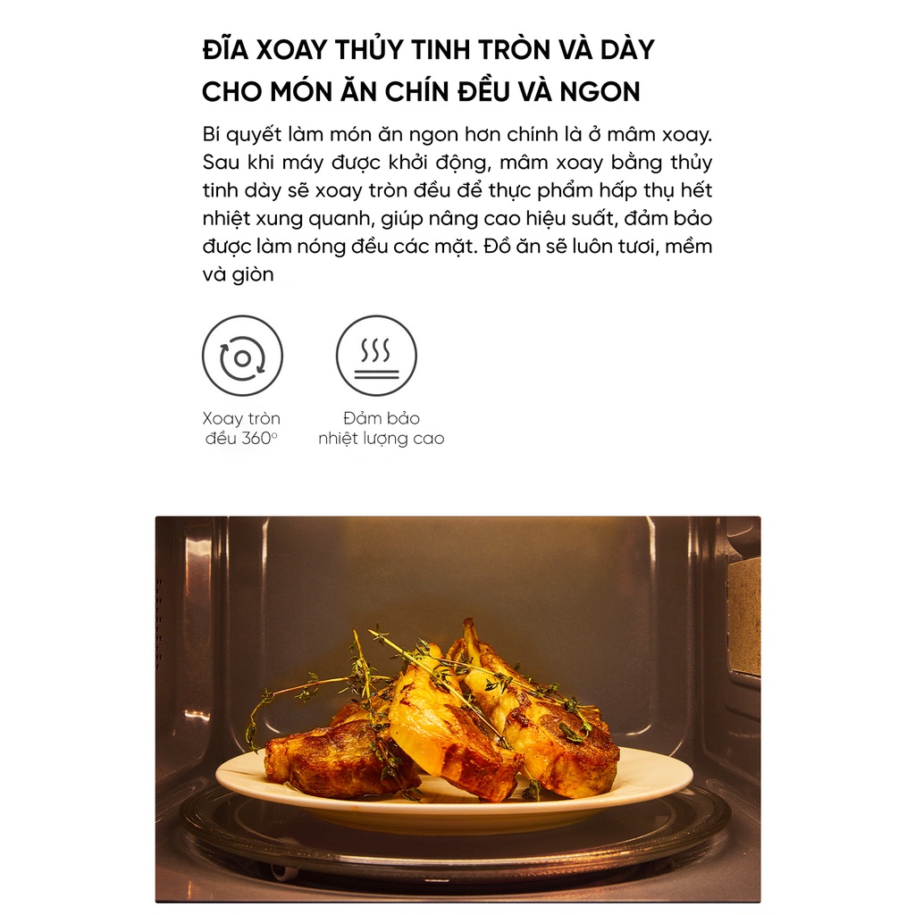 Lò vi sóng kèm nướng Xiaomi Qcooker CR-WB01S