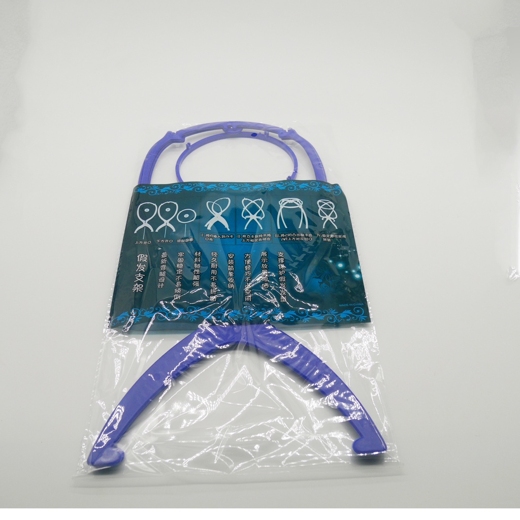 Giá đỡ wig 3 mảnh các màu, giá đựng trưng bày tóc giả