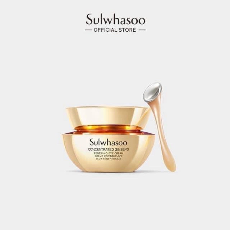 5 gói 1ml Kem mắt Sulwhasoo nhân sâm concentrated Ginseng Renewing Eye Cream Ex 1ml