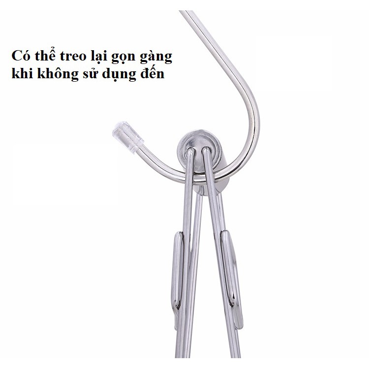 Kẹp nhấc nồi/ nhấc bát đĩa chống nóng inox tiện dụng - Kẹp chống bỏng tay nhà bếp