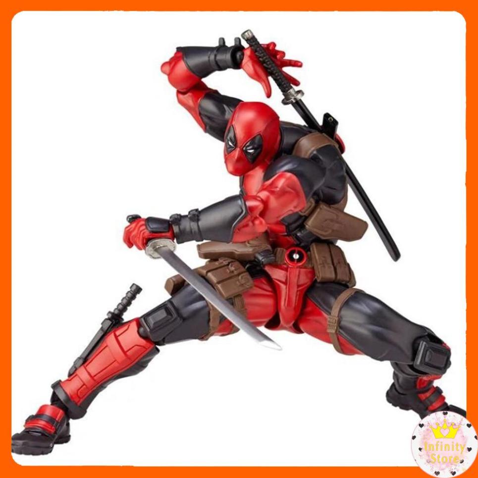 MÔ HÌNH FIGMA SIÊU ANH HÙNG CỬ ĐỘNG KHỚP IRONMAN / SPIDERMAN/ DEADPOOL / HULK CỰC ĐẸP INFINY DECOR