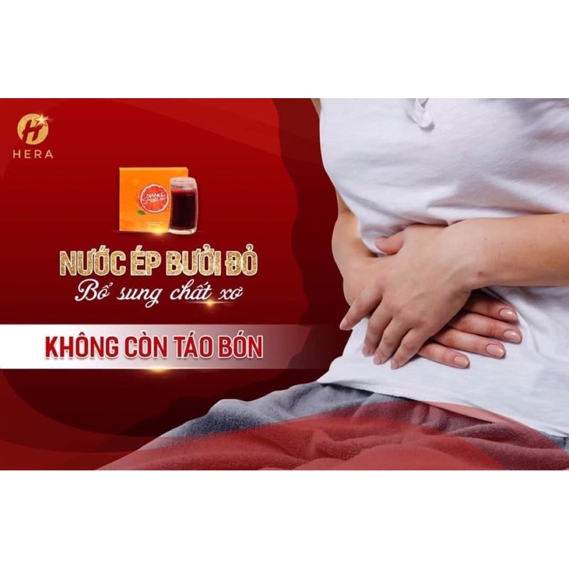 NƯỚC ÉP BƯỞI ĐỎ NANO CHUẨN CÔNG TY HERA ĐẸP DA GIỮ DÁNG