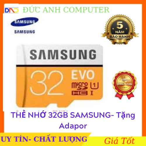 Thẻ nhớ Sam Sung EVO Class10 32GB/64GB/128GB 80MB/S - Cam kết hàng chất lượng !