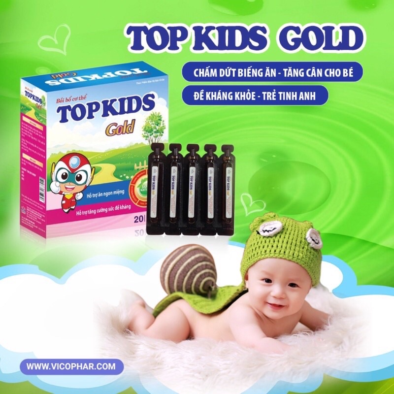SI RÔ TOPKIDs  GOLD, CANXI HỖ TRỢ BỒI BỔ CƠ THỂ, GIÚP ĂN NGON MIỆNG TĂNG CÂN CHO TRẺ BIẾNG ĂN