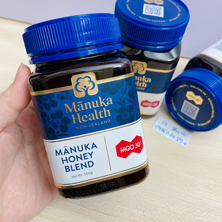 Mật ong manuka, honey manuka health MGO 30+ new zealand hộp 250g, 500g, 1kg - HSD xa