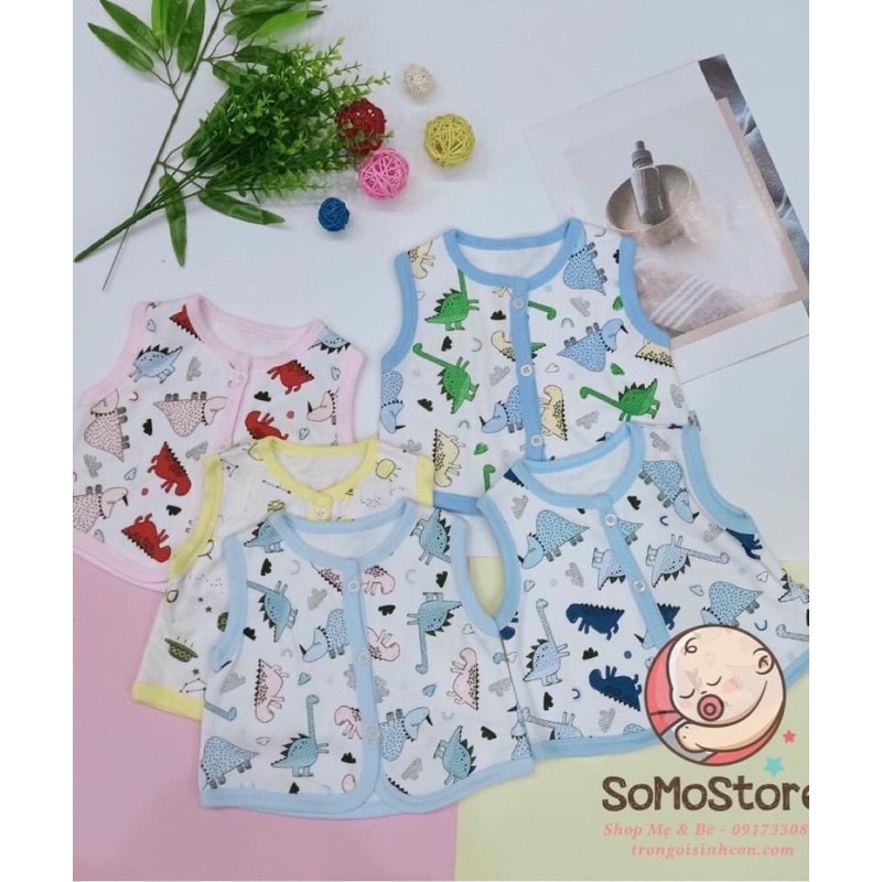 Áo gile cotton cho bé (3-7kg)