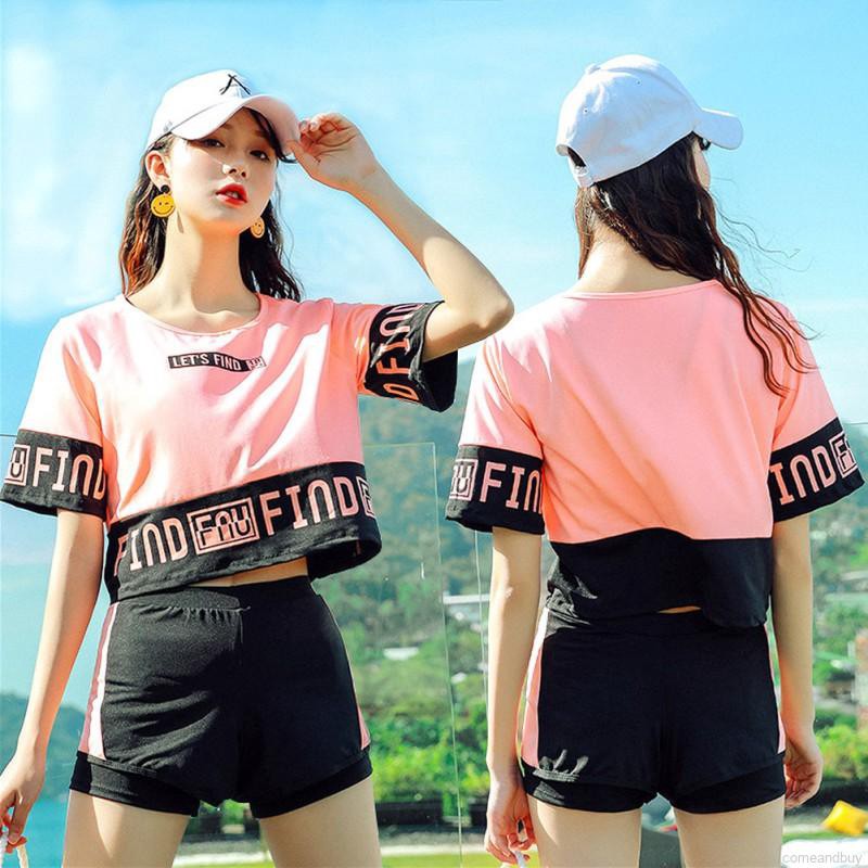Bộ Đồ Bơi 3 Mảnh Tôn Dáng Che Bụng Phong Cách Hàn Quốc Thời Trang Cho Nữ | BigBuy360 - bigbuy360.vn