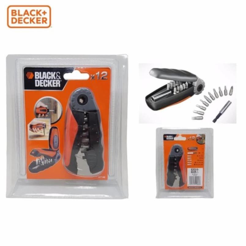 BLACK+DECKER - A7140-XJ Tay vặn vít thông minh chưa 12 mũi vít