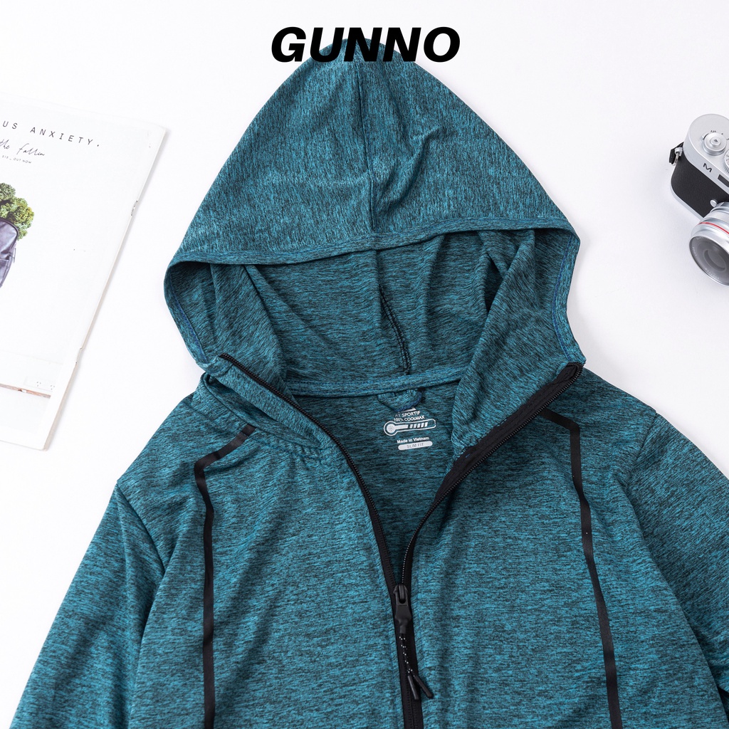 Áo chống nắng nam nữ GUNNO chống tia UV thông hơi thoáng mát vải sợi tre mát lạnh