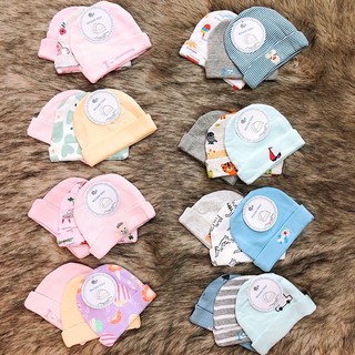 Set 3 nón sơ sinh từ 0-6m