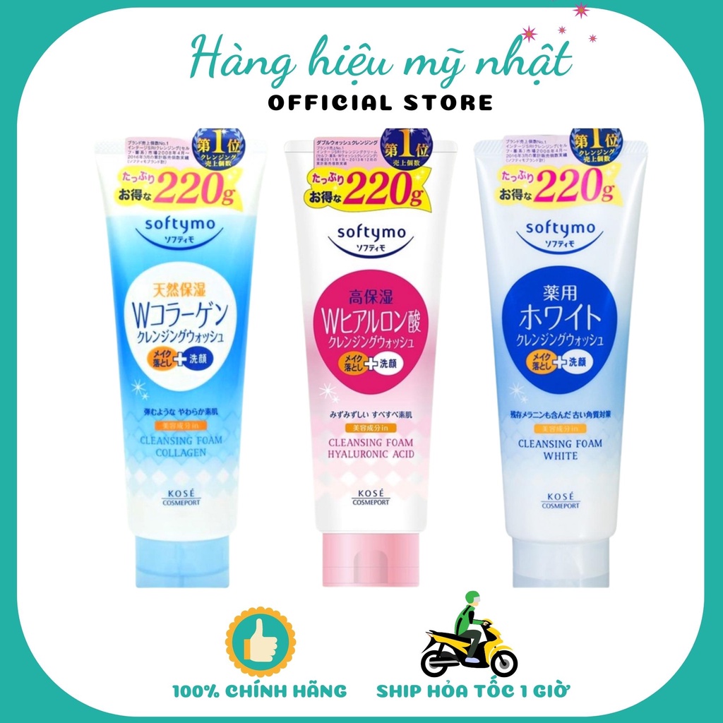 Sữa Rửa Mặt Kose Softymo Nhật Bản