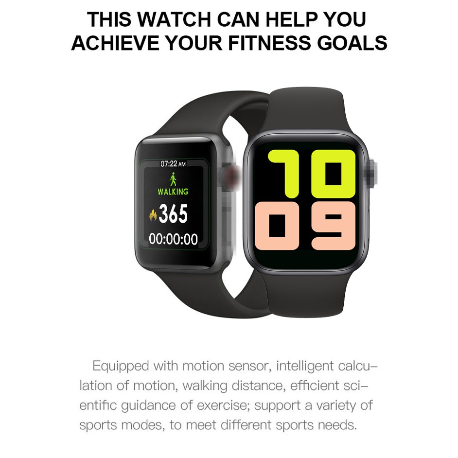 Đồng Hồ Đeo Tay Thông Minh T500 T500 + Màn Hình Cảm Ứng Đo Nhịp Tim