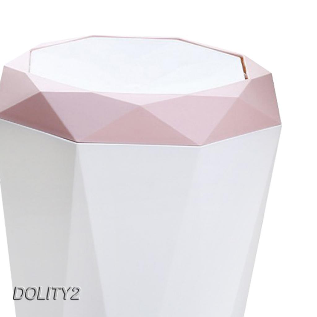 [Dolity2] Thùng Rác Chà Xát Màu Xanh Dương Phong Cách Hiện Đại Đơn Giản Dành Cho Gia Đình