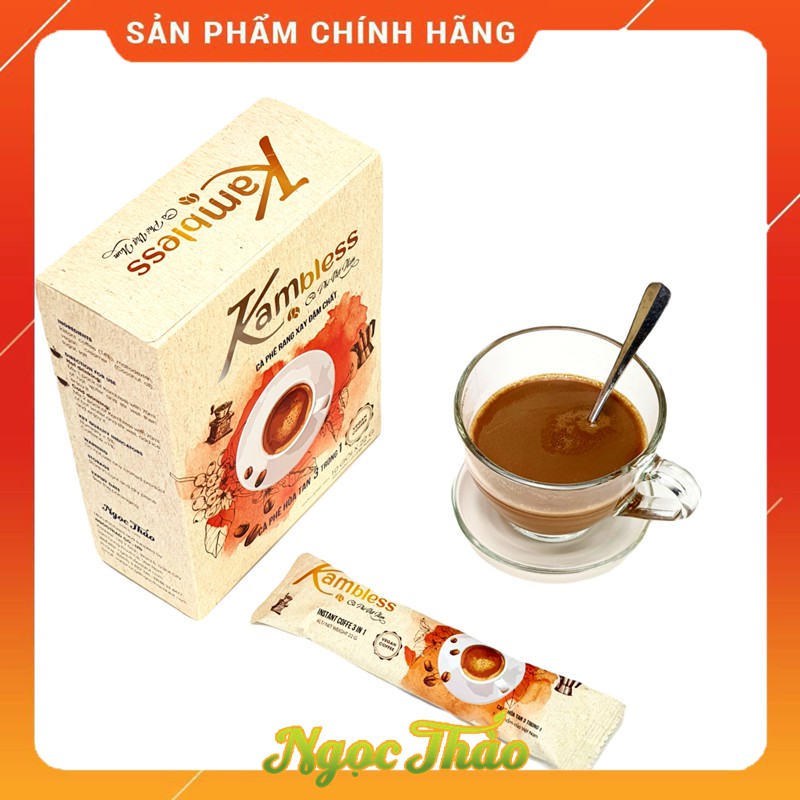 Hộp cafe hòa tan (Vegan) Kambless Ngọc Thảo | 10 túi | BigBuy360 - bigbuy360.vn