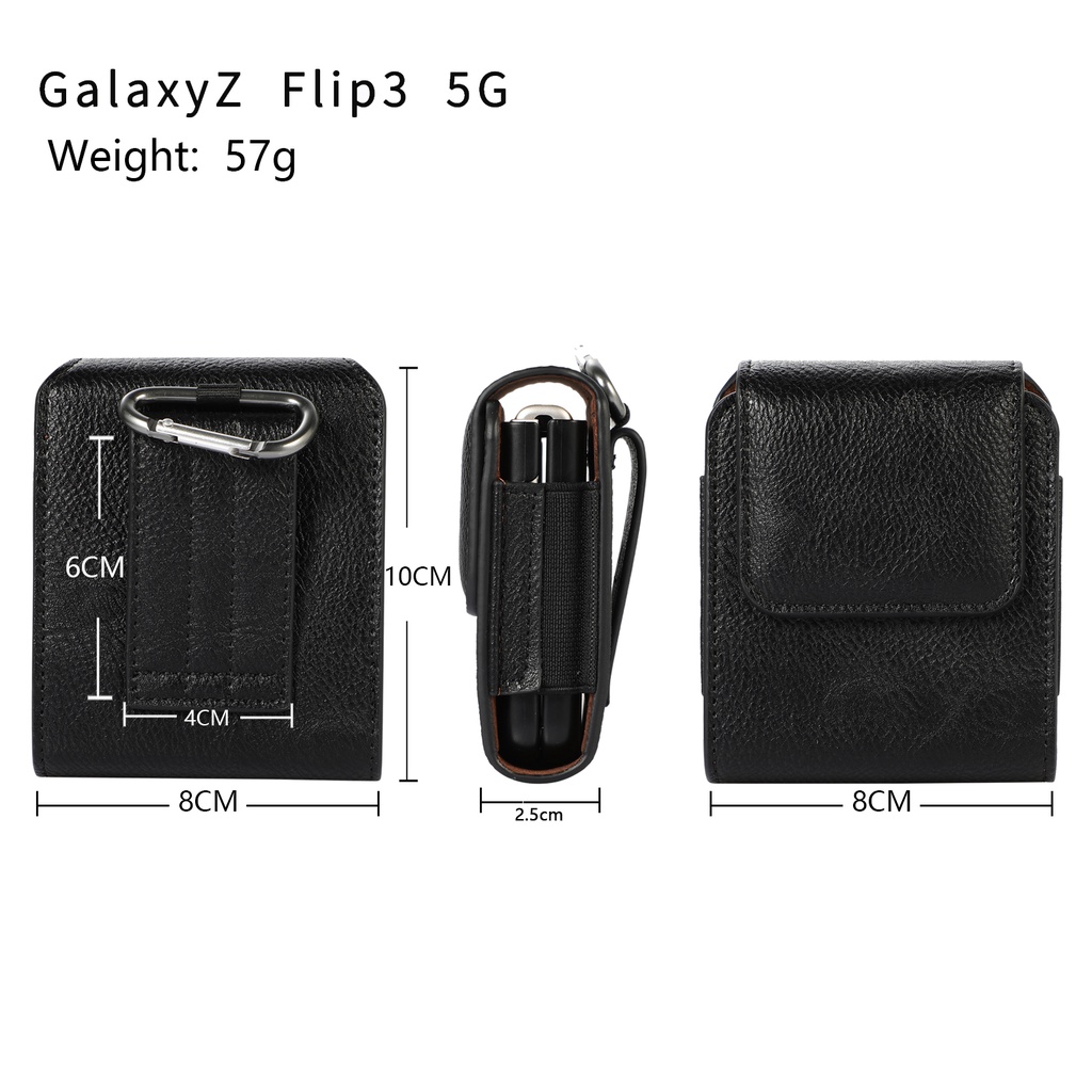 Bao Da Điện Thoại Họa Tiết Chú Voi Cho Samsung Galaxy Z Flip 3 5G Motorola Razr ZFlip2 SMf 7110