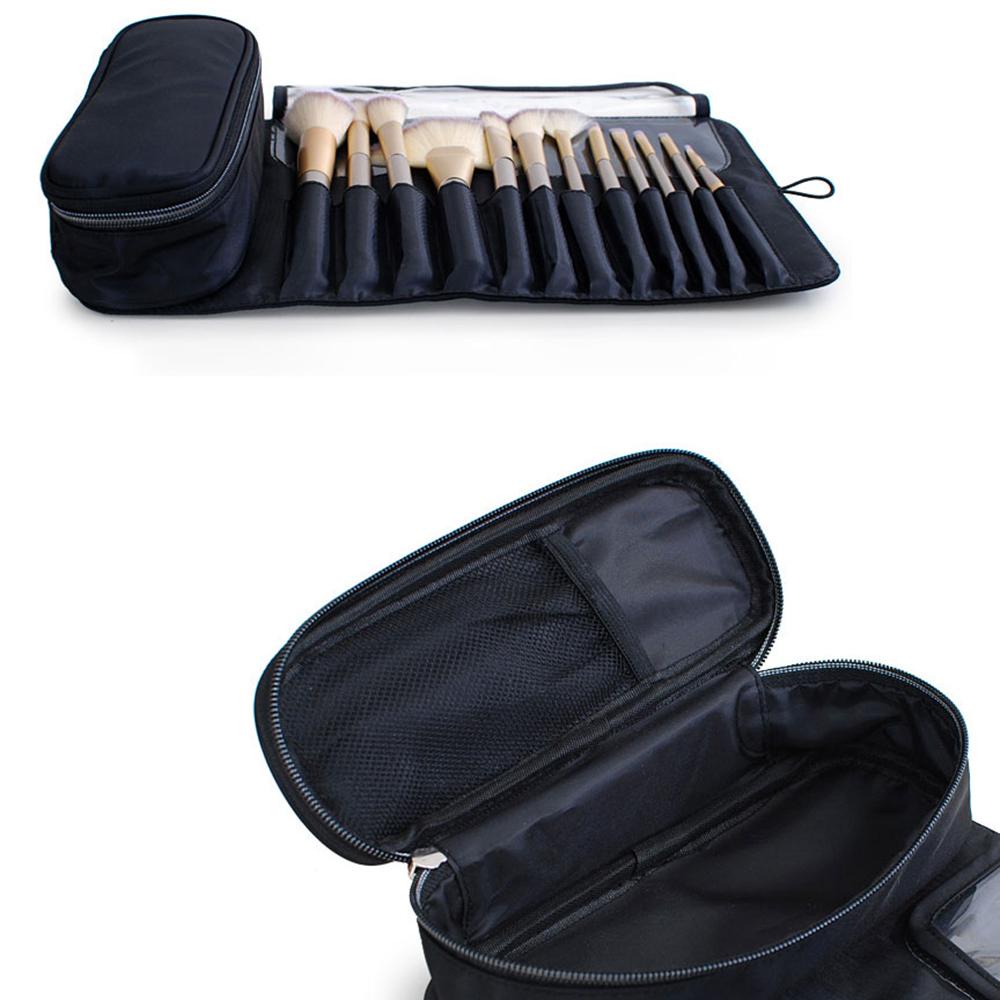 USNOW Túi Cuộn Đựng Mỹ Phẩm Vệ Sinh Cá Nhân Đa Năng Chuyên Nghiệp Cho Nữ