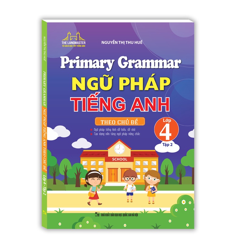 Sách - Combo 2c Ngữ pháp tiếng anh theo chủ đề lớp 4  mt