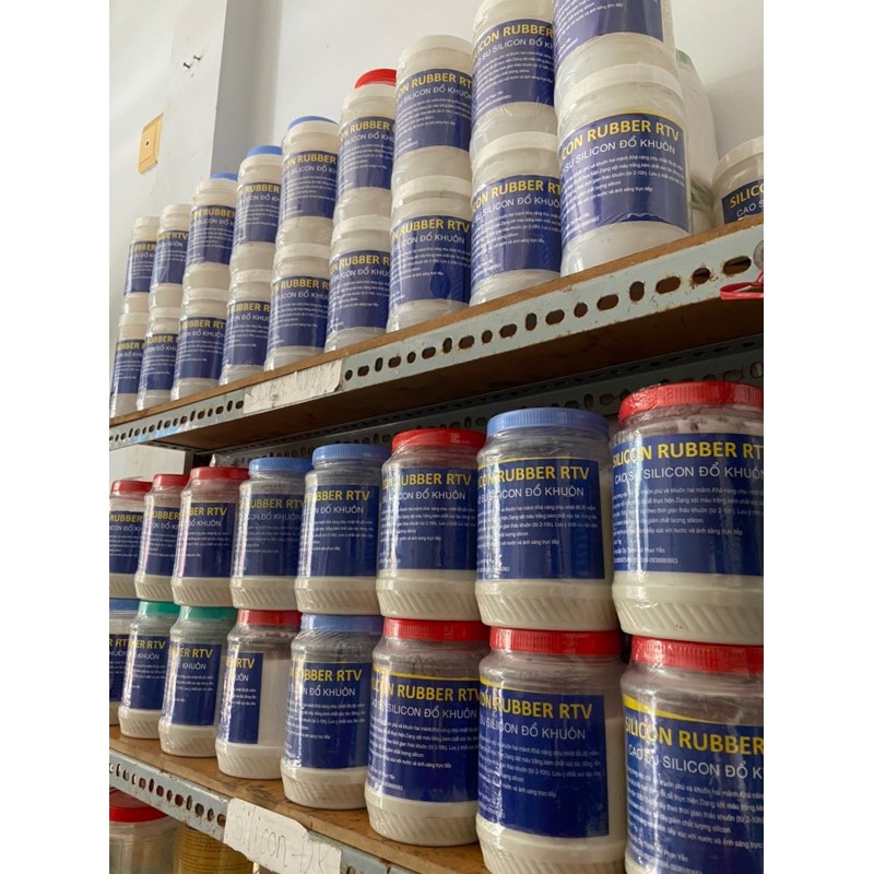 Cao su Silicon đổ khuôn[1kg kèm xúc tác]