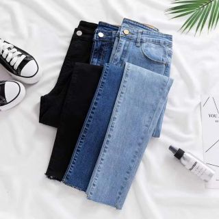Quần skinny trơn/rách gối