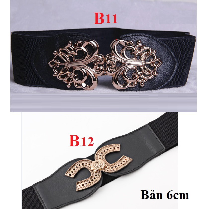 Đai váy co dãn Bản to 3cm, 6cm đủ mã