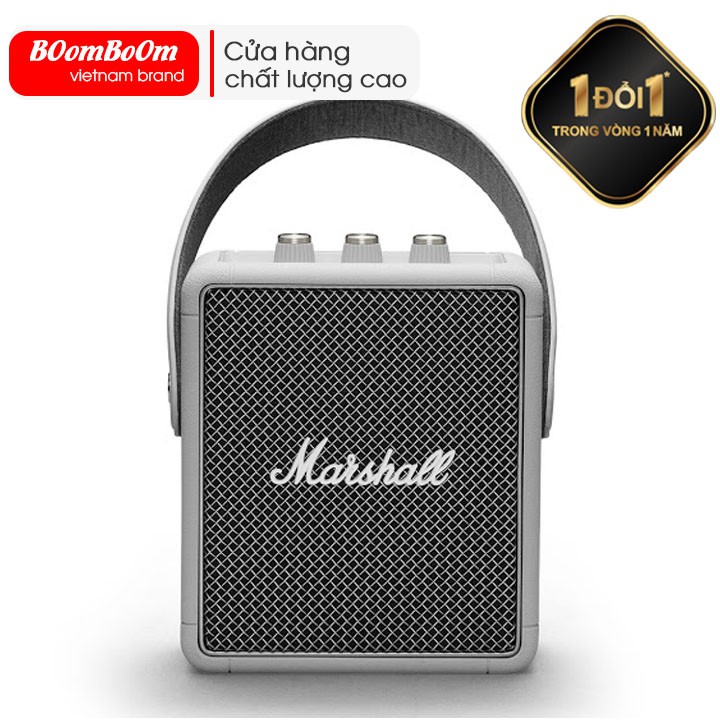 Loa marshall stockwell 2 FULBOX ( Bảo Hành 12 tháng 01 đổi 01 ) . Âm thanh nổi Blumlein . 20 Giờ Chơi nhạc .