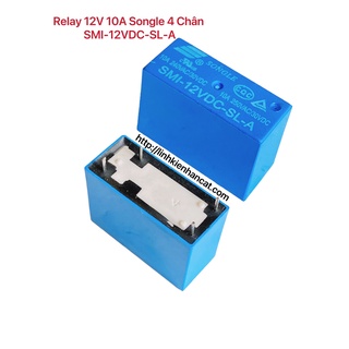 Relay 12v 10a songle 4 chân smi-12vdc-sl-a