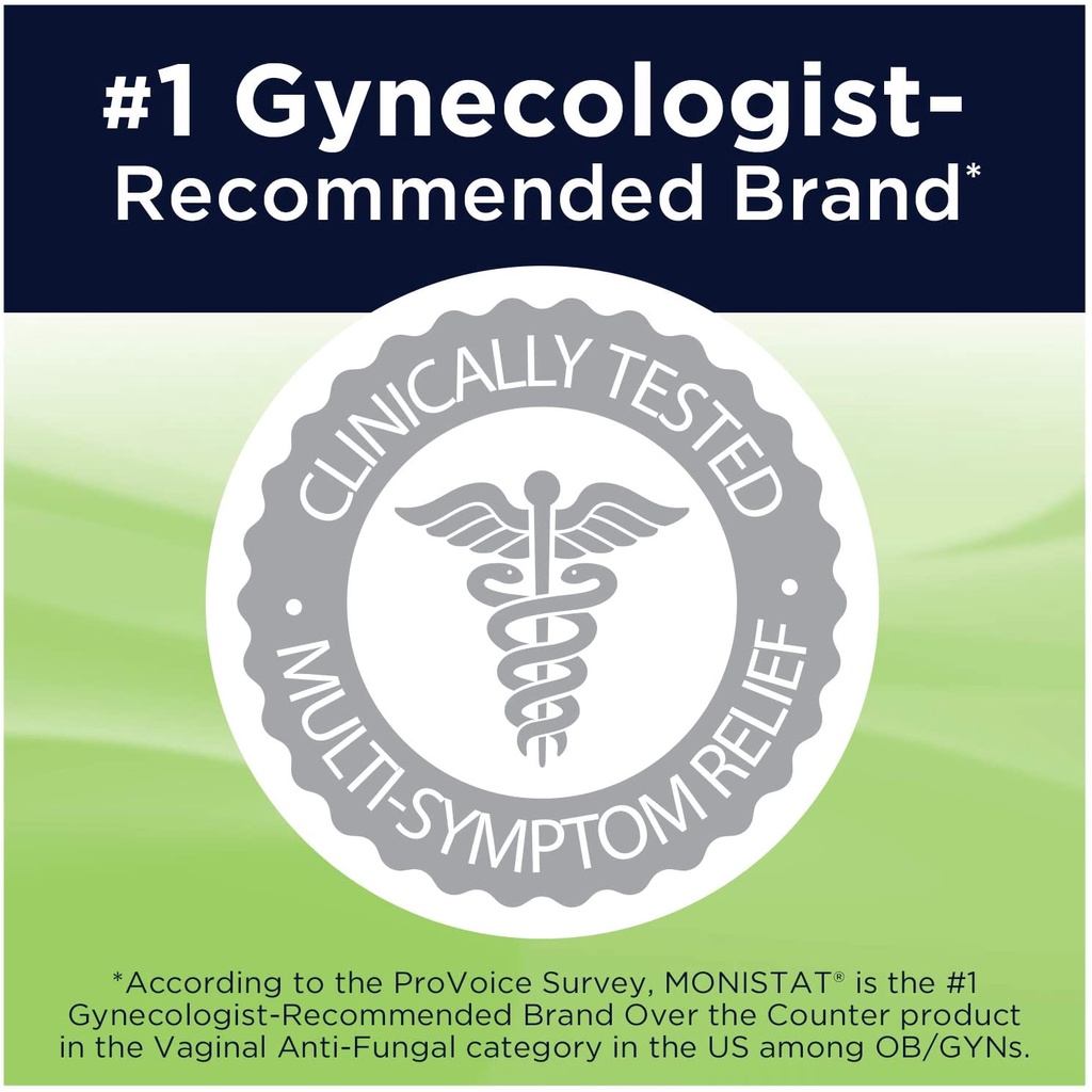 Monistat 3-day Yeast Infection Treatment - Kem bôi giảm ngứa, khử nấm vùng kín Mỹ trong 3 ngày