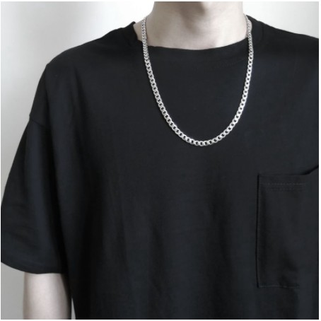 Dây chuyền thép titan phong cách hip hop 5mm