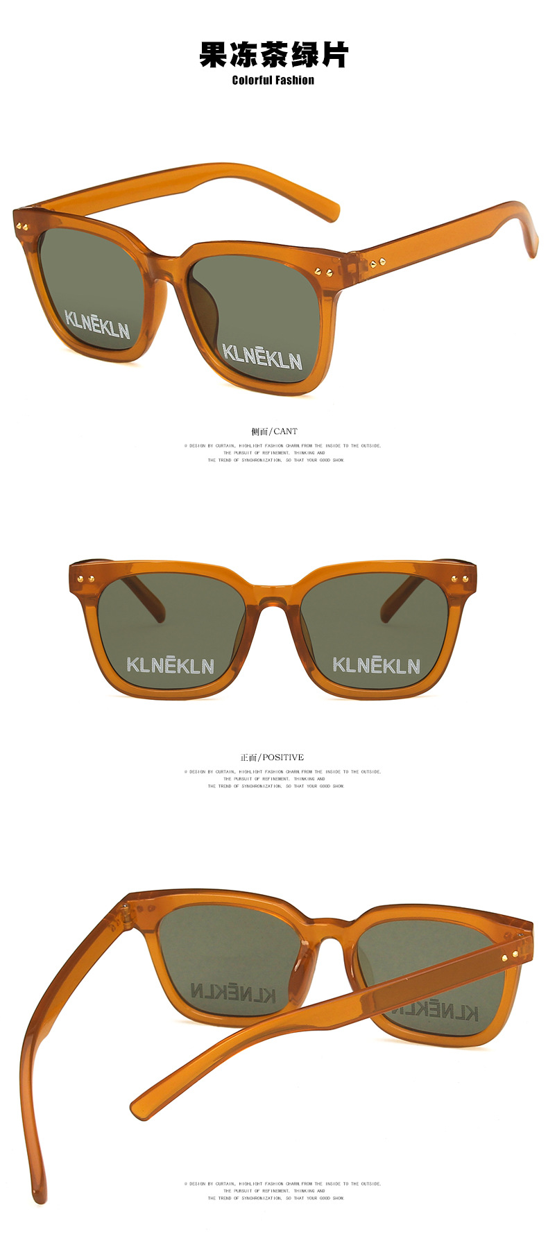 Kính Mát Gọng Vuông Màu Kẹo Ngọt Phong Cách Hàn Quốc Cho Phụ Nữ | BigBuy360 - bigbuy360.vn