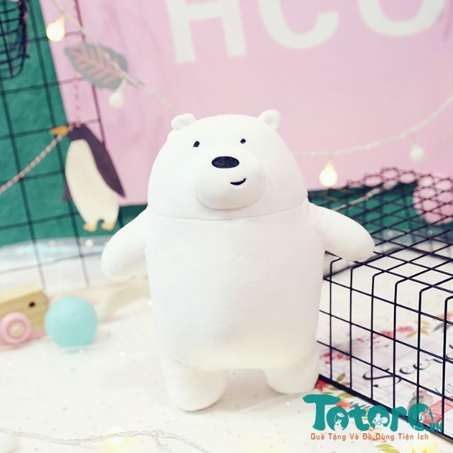 Gấu bông We Bare Bear đứng thẳng nhí - 20cm