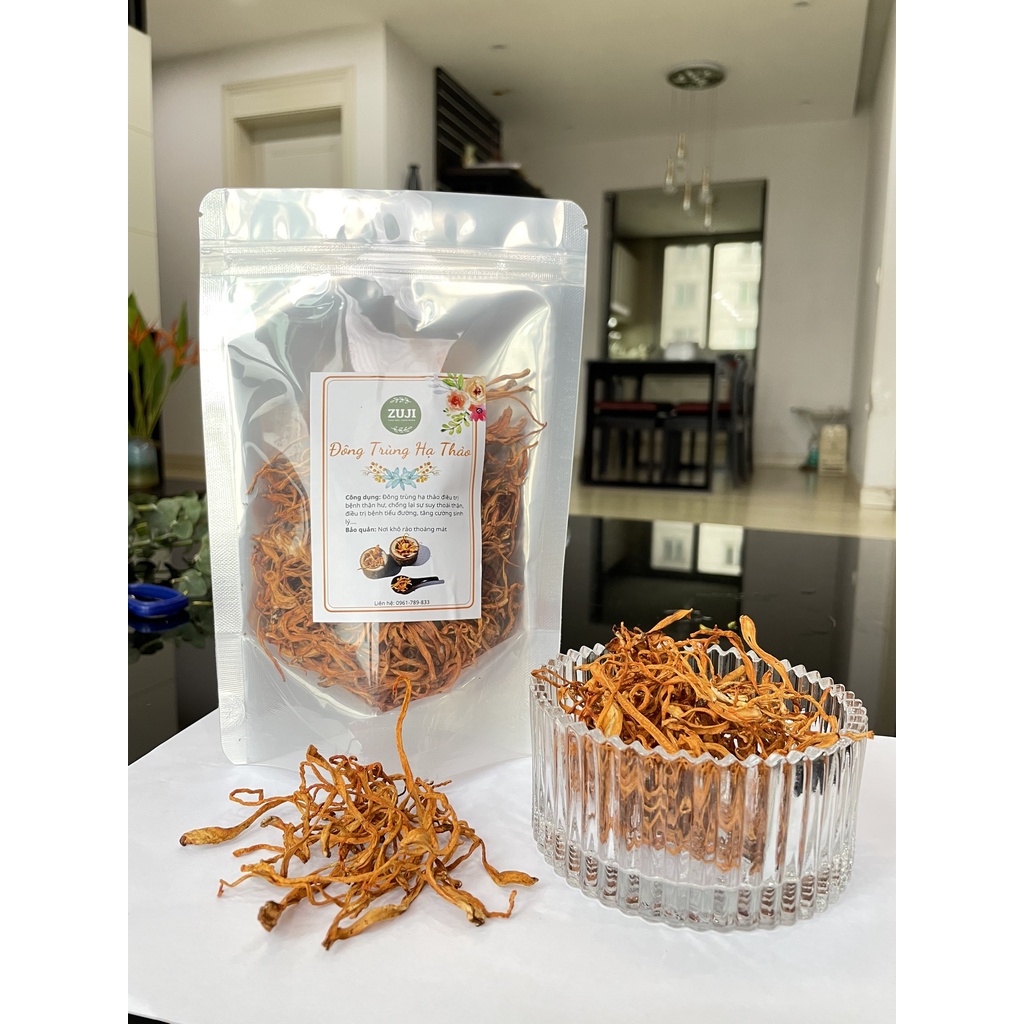 ✅ Đông Trùng Hạ Thảo 100g Thanh Lọc Cơ Thể, Ngủ Ngon, Đẹp Da