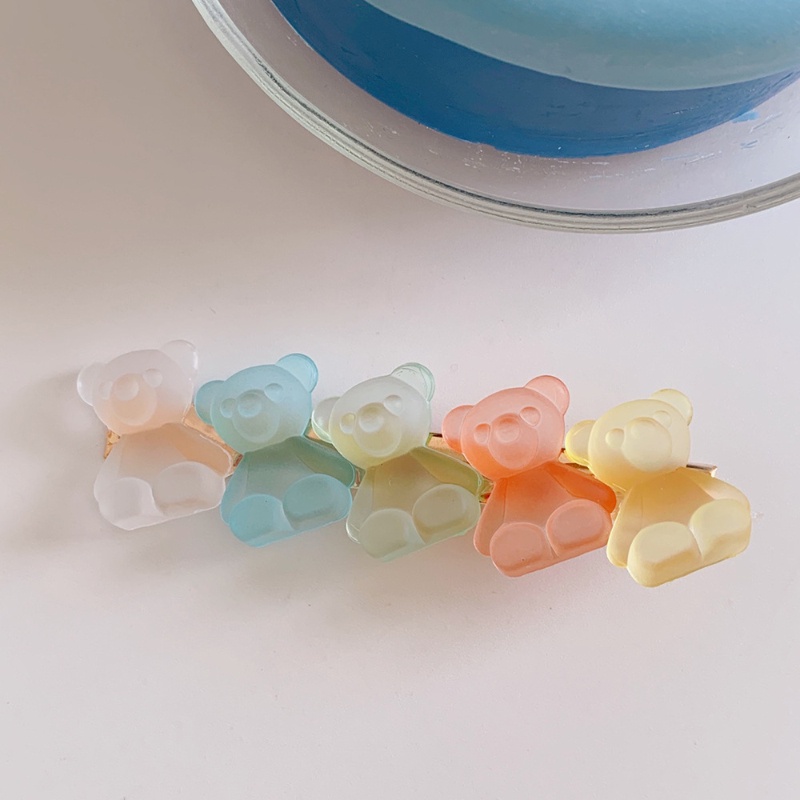 Kẹp tóc dễ thương hàn quốc cô gái kẹo màu kẹp tóc