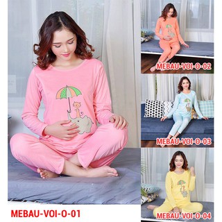 Bộ bầu và sau sinh 2 in 1 (mẫu voi ô)