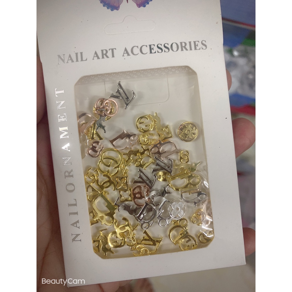 Set charm thương hiệu trang trí nail