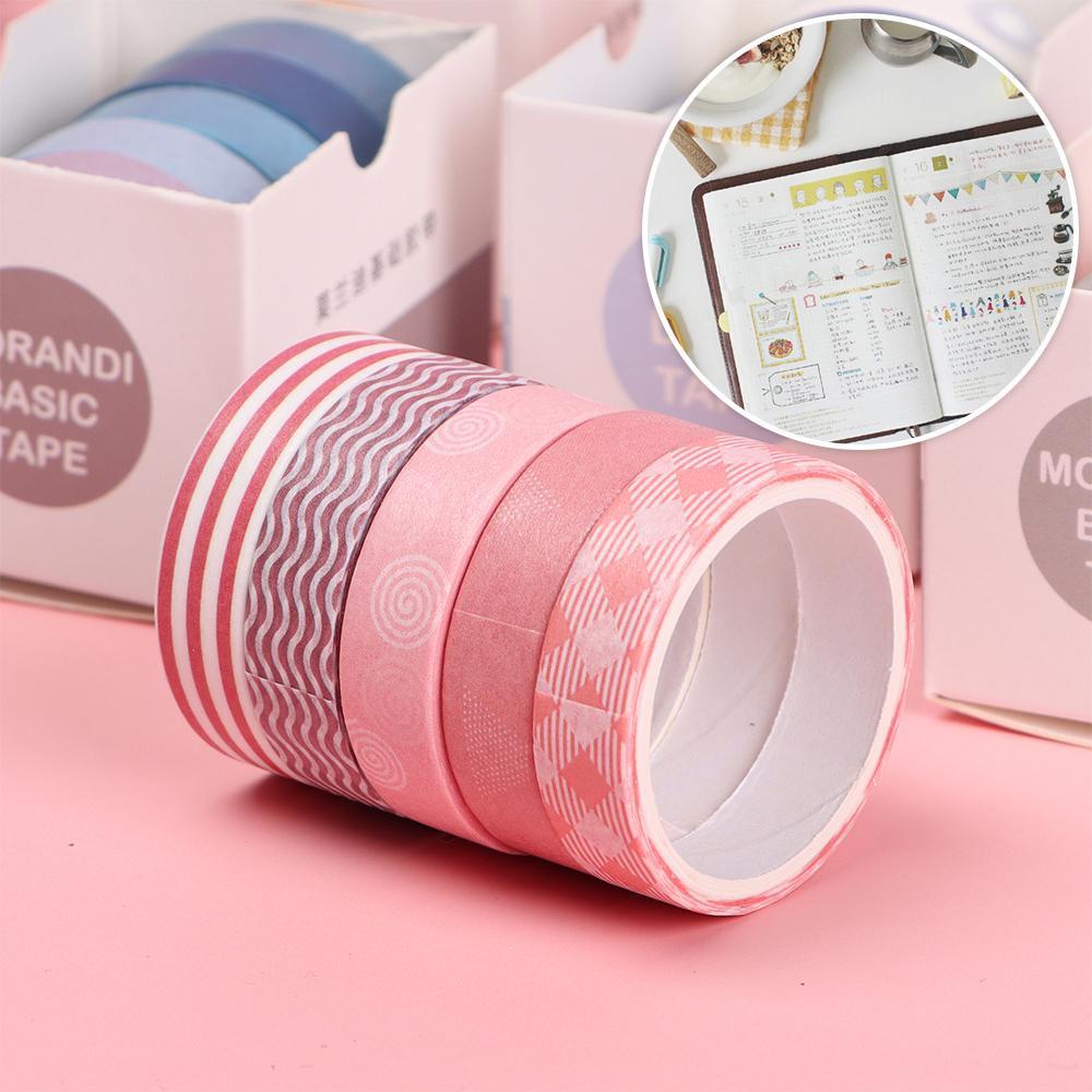 Hộp Băng Keo Washi Họa Tiết Hoạt Hình Trang Trí Sổ Tay DIY
