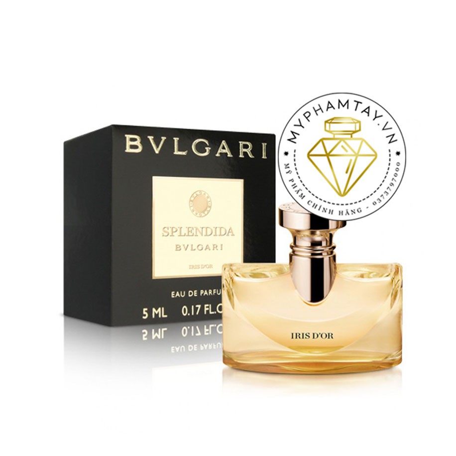 Nước hoa mini Bvlgari Splendida Iris D'or Auth 100% [5ml]