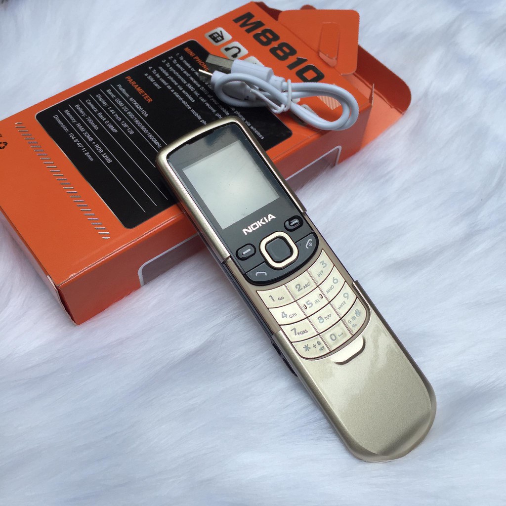 Điện Thoại Mini Nokia 8800 Nắp Trượt Siêu Nhỏ [Full box 100%] | BigBuy360 - bigbuy360.vn