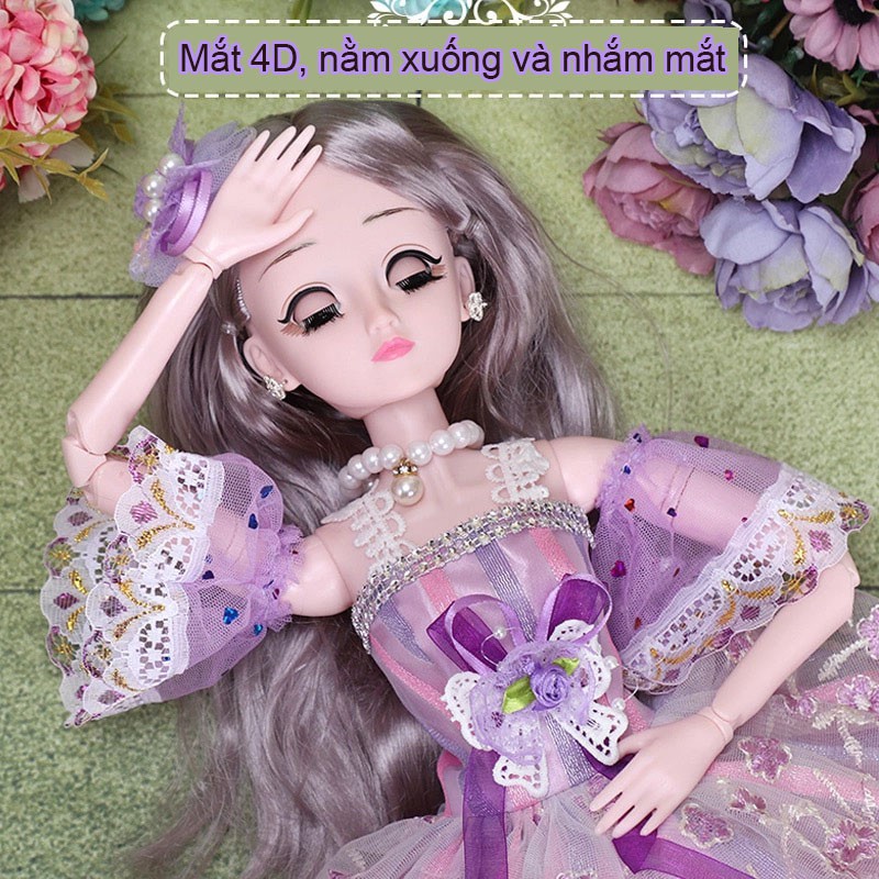 Búp bê công chúa barbie 55-60cm sang trọng cho bé gái