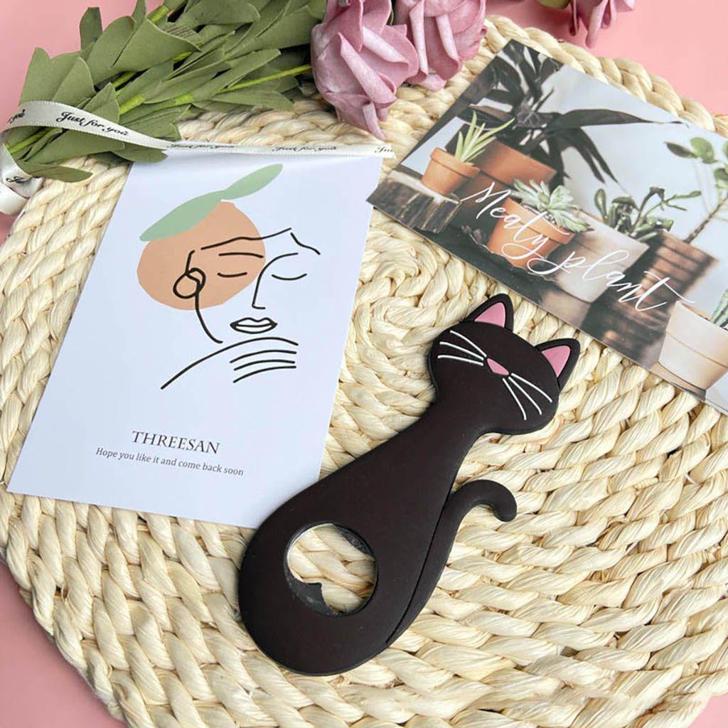 NICKOLAS 1 Dụng Cụ Mở Nắp Chai Hình Mèo Dễ Thương