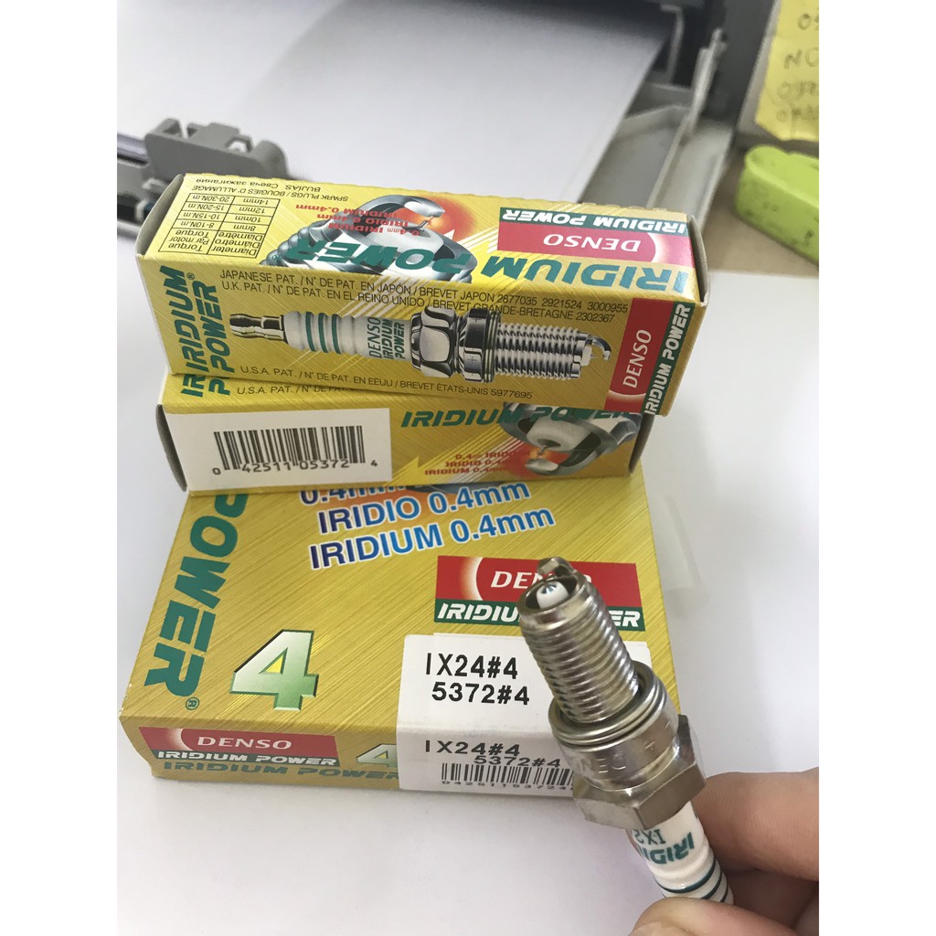 Bugi Denso Iridium power IX24 cho xe Suzuki GN 125, SYM HUSKY và SYM Wolf